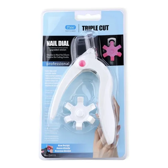 Corta Tip Para Uñas Postizas Con Guía Precisión Profesional