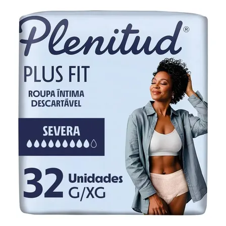Fralda Geriátrica Plenitud Protect Plus G/xg 32 Unidades