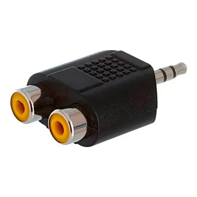Adaptador Macrotel 2 Rca A Jack 3.5mm.