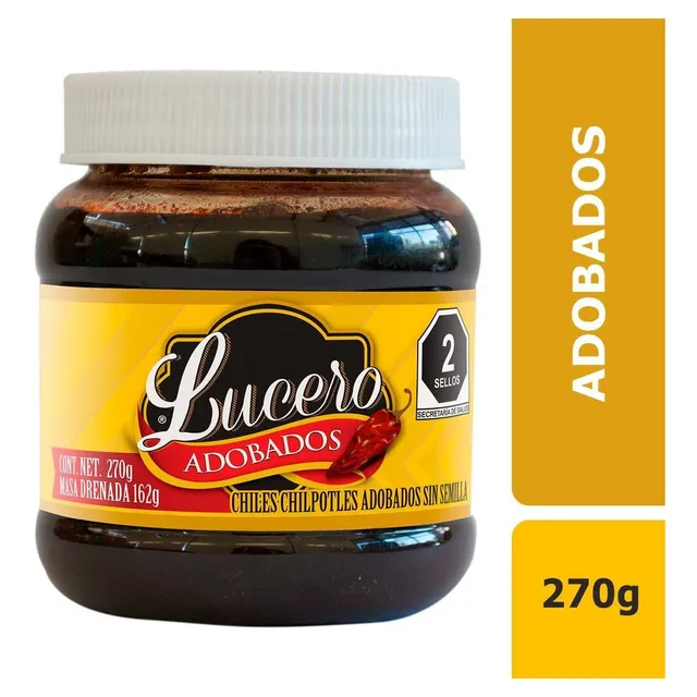 Chile Chipotle Lucero Adobado 270g