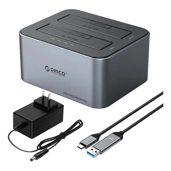 Dock Station Orico Sata 2,5 3,5 Clone Usb 3.2 Usb C 5gbps