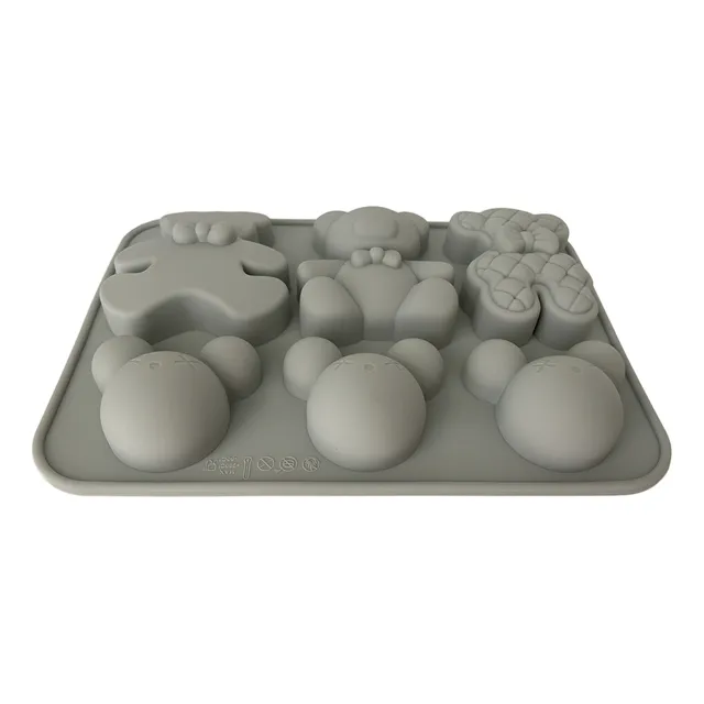 Molde Silicona Forma Ositos Galletas Jabones Velas Resina