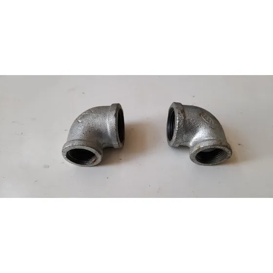 Codo Galvanizado Hg Reducido De 1 1/2 × 3/4  90 Grados