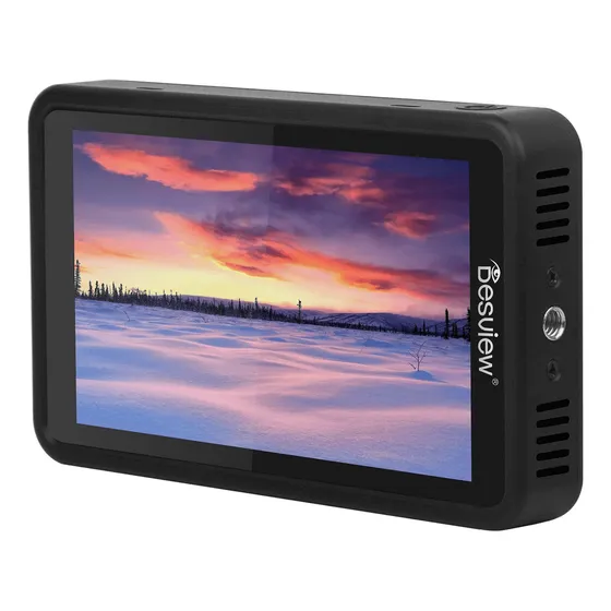Monitor De Campo Desview R5ii De 5.5 Pulgadas Para Camaras Dslr Con Luts 3d Asistencia De Enfoque Full Hd Y Soporte Hdmi 4k Con Cobertor Solar