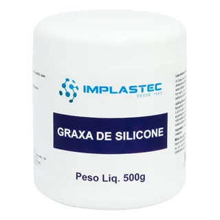 Graxa De Silicone Dielétrica 500g Pote Implastec Graxa De Silicone Dielétrica 500g Pote Implastec