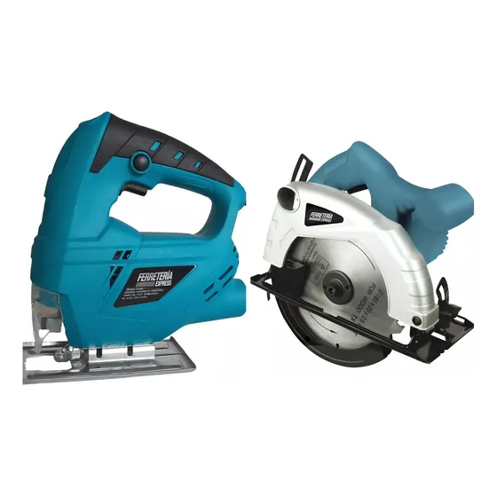 Sierra Caladora Electrica 500w + Sierra Circular 1300w 185mm