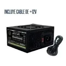 Fuente De Poder Marca U 500w Micro Atx Slim Sata Nuevo