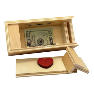 Puzzle Box Enigma Heart Secret - Soporte Para Tarjetas De Re Puzzle Box Enigma Heart Secret - Soporte Para Tarjetas De Re