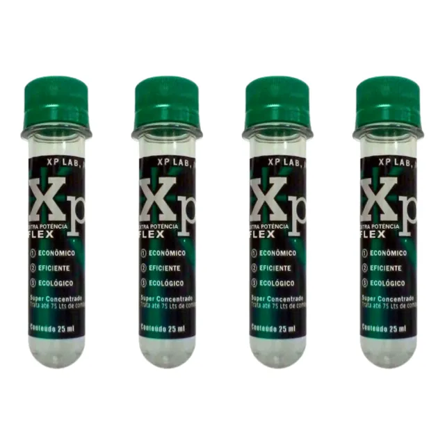 Kit 04 Unid. Xp3 Flex Melhorador De Combustível 25 Ml