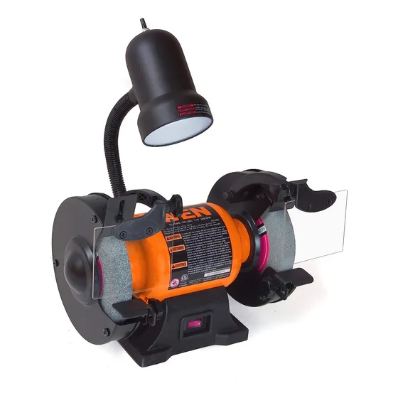 Bauer Esmeril De Banco De 6puLG 2.1amp 1/3 Hp Usa Luz Led