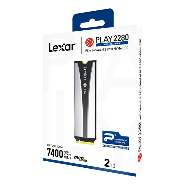 Ssd Lexar Play2280 1tb C Disipador Compatible Play Station 5