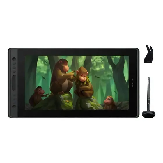 Tablet Mesa Digitalizadora Kamvas Pro 16 Desenho Gráfico Cor Preto