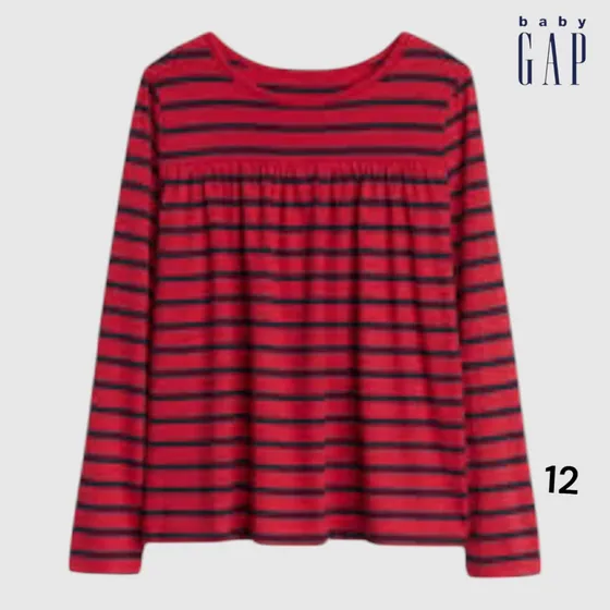 Gap Franela Manga Larga Niñas