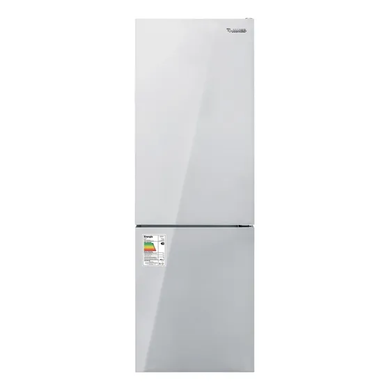Heladera James Con Freezer Rj 428 Nt Vidrio Blanco