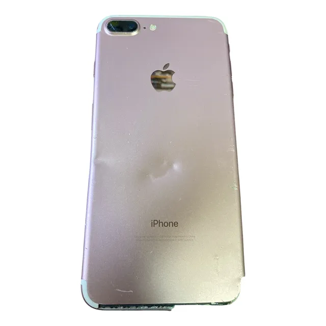 Iphone 7 Plus Oro Rosa Dañado Blanco
