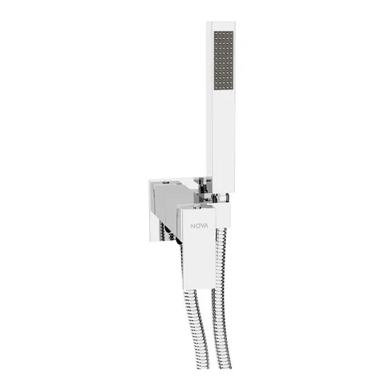 Nova Ducha Telefono Con Mezclador  Kube Chrome Nvgri9811