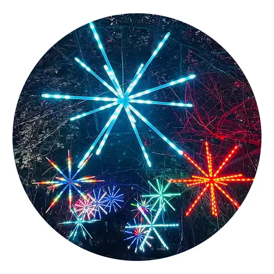 * Luces Navidad Exteriores Resistentes De Led Colores 59cm