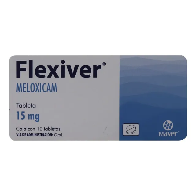 Flexiver Meloxicam 15 Mg Caja C/10 Tabletas Maver
