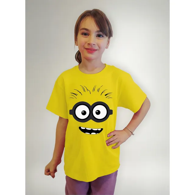 Polera Diseño Cara Minions Cod 002
