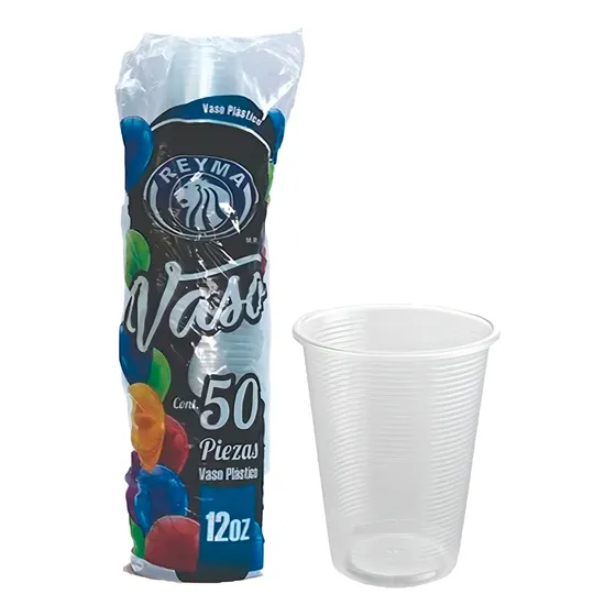 Vasos Desechables Transparentes Reyma Para Fiesta #12 50pz