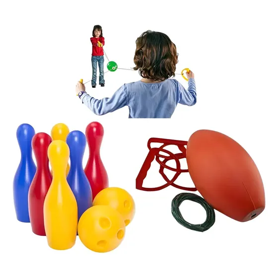 Boliche com 2 bolas e vai e vem