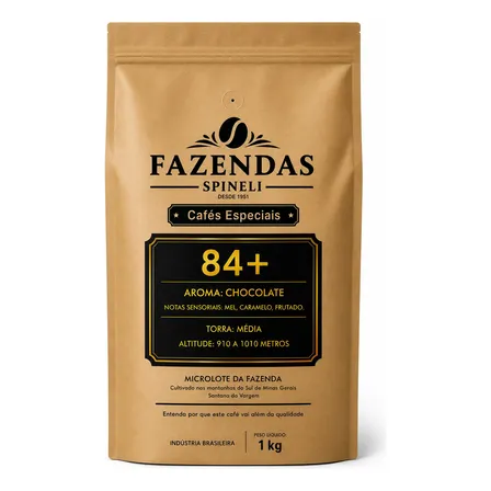 Café Especial Em Grãos Arábica 1 Kg Fazendas Spineli
