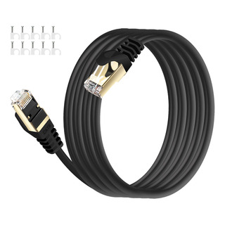 Cable Red Rj45 Ethernet Cat 8 Categoria 8 - 10 Metros Cable Red Rj45 Ethernet Cat 8 Categoria 8 - 10 Metros