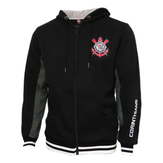 Jaqueta Corinthians Moletom C/ziper Masculino