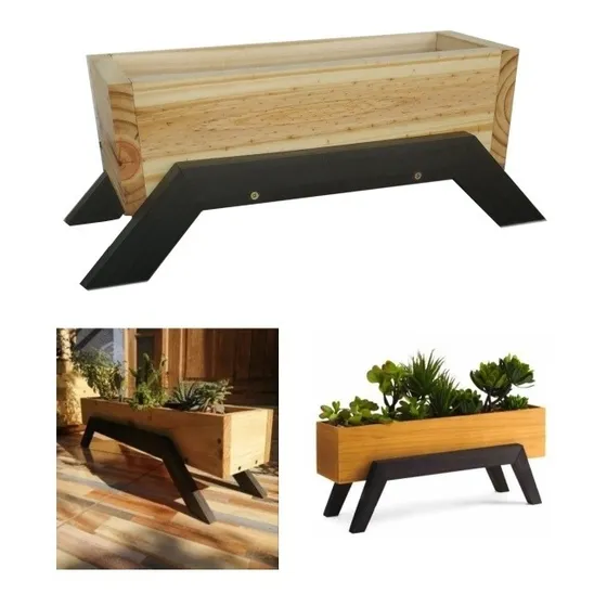 Jardinera Para Mini Huerta Urbana Madera 40 Cm
