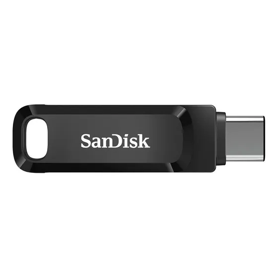 Pendrive Sandisk Ultra Dual Drive Go USB Type-C 128 GB color negro