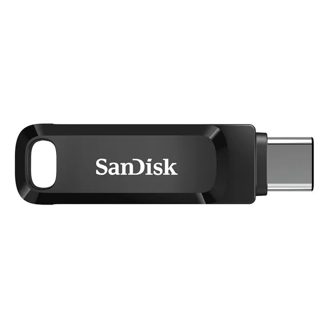 Pendrive Sandisk Ultra Dual Drive Go USB Type-C 128 GB color negro