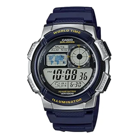 Casio Ae1000w Series | Mens Digital Watch | 100m