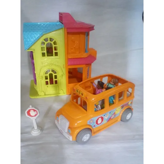 Casa De Muñecas Y Coche Mattel