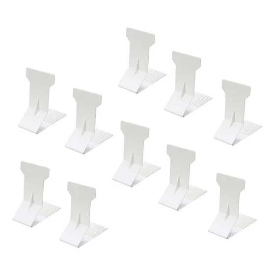 10x Divisores De Prateleiras Divisores De Gavetas Placas De