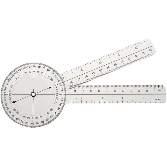 Herramienta Para Medir Ángulo Goniometro, 32cm 360°