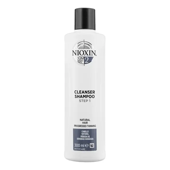 Shampo Nioxin #2 300ml Pelo Natural Caida Fuerte