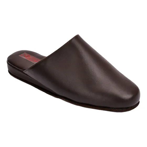 Pantuflas Hombre Rema Clasico Clasico Pantufla Cuero/marron 