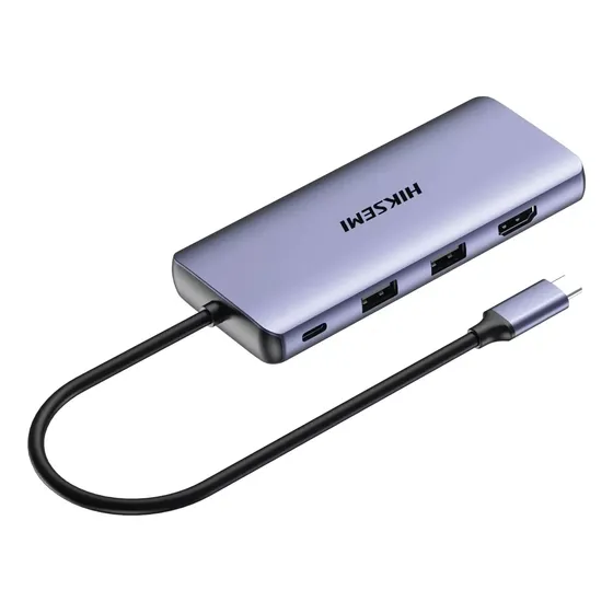Adaptador Usb-c 8 En 1 Salida Hdmi 4k Usb 2.0/ Hs-hub-ds8