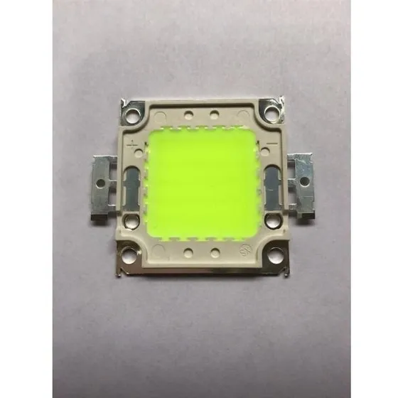 Kit 8x Pastilha Chip Led 50w Reparo Refletor 
