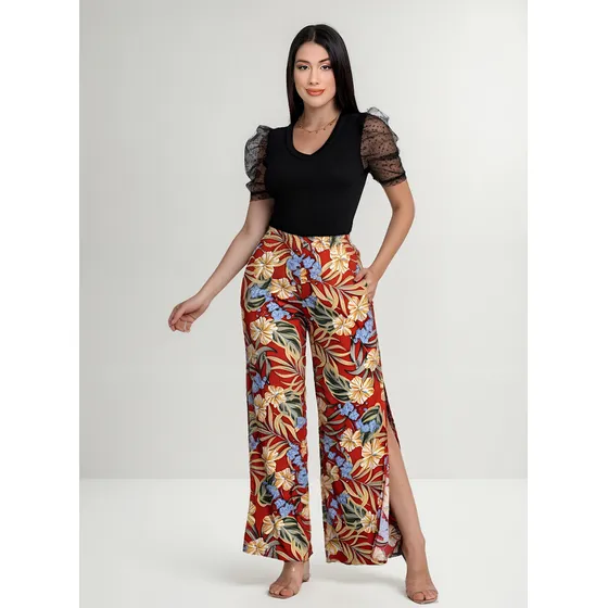Palazzos Para Gorditas Plus Size Hasta Xxl Completas 