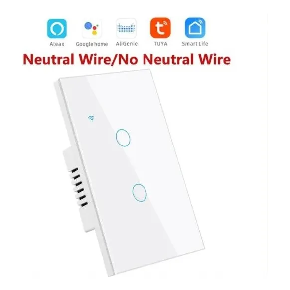 Interruptor Apagador Doble Inteligente Wifi / Google / Alexa