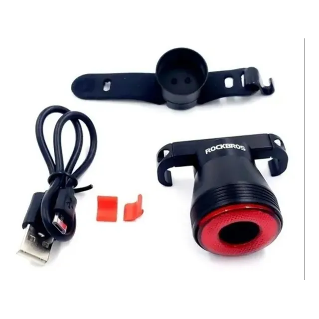 Luz Rockbros Q5  Trasera Sensor Inteligen  Para  Bicicleta