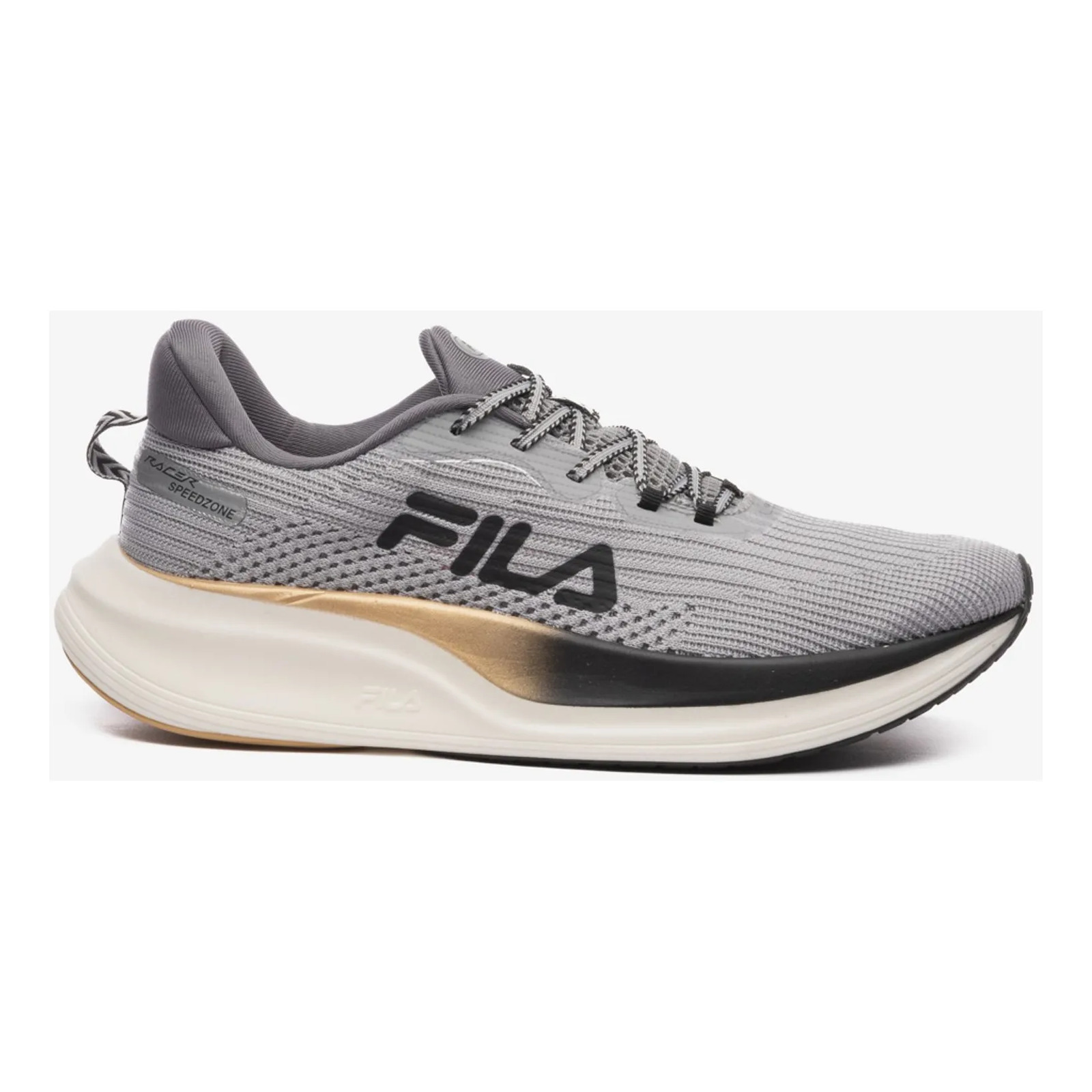 Tênis Fila Speedzone Masculino Corrida Original Cinza/dourado Geométrico 45 Br Tênis Fila Speedzone Masculino Corrida Original Cinza/dourado Geométrico 45 Br