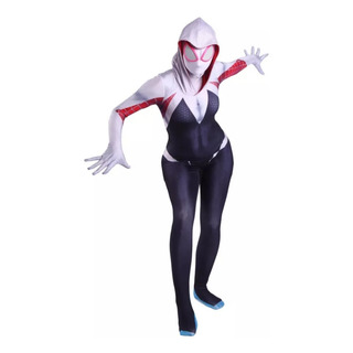Disfraz Spidergwen Cosplay Importado Marvel Para Mujer Stacy Disfraz Spidergwen Cosplay Importado Marvel Para Mujer Stacy