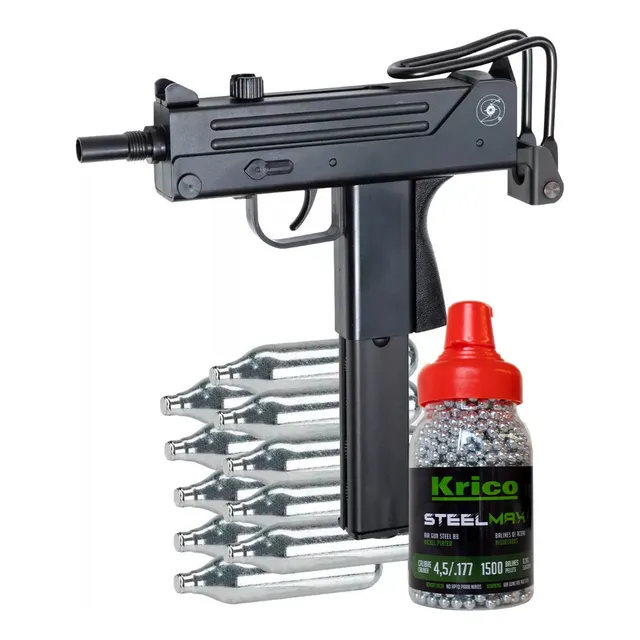 Pistola Co2 Asg Ingram M11 4.5mm Balines Garrafas