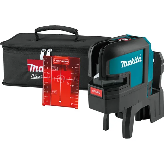 Nivel Laser Makita Sk106dz 12v Rojo/cruz Sin Bat Ni Carg