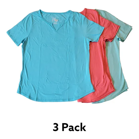 Franelas Damas Talla Grande Hanes Jms 3 Pack
