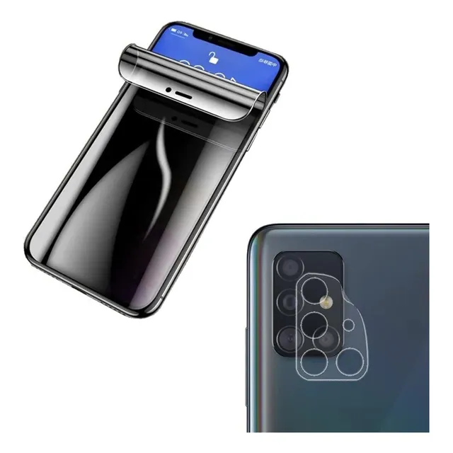 Lamina Hidrogel Pantalla Anti Espia + Cámara Para Samsung