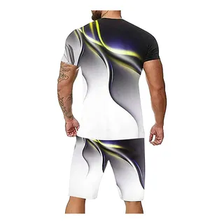 Shaoke Conjunto De Camiseta Informal Impresa En 3d For Shaoke Conjunto De Camiseta Informal Impresa En 3d For