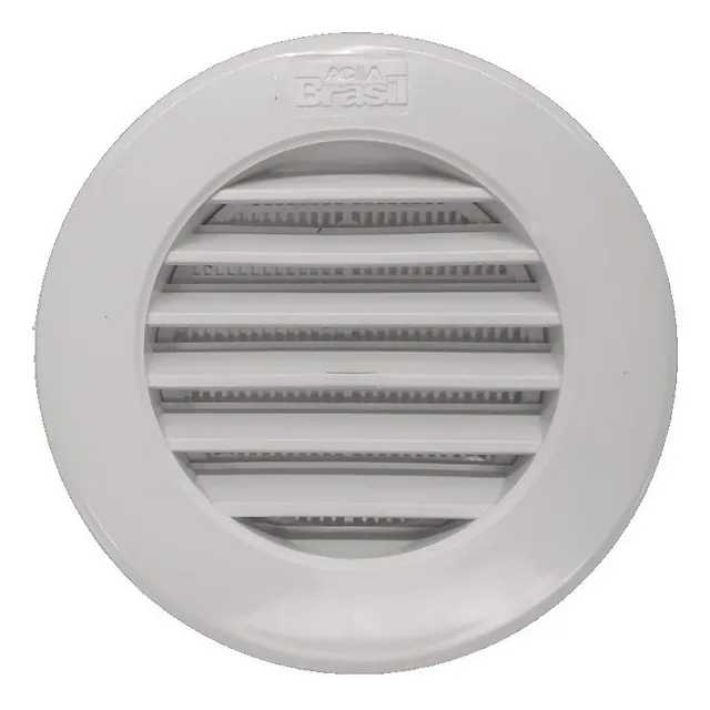 Grelha Acabamento P/ Exaustores/coifas E Ventilação 100 Mm